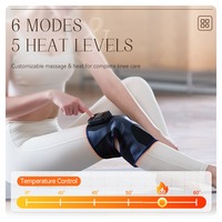 Enveloppe chauffante intelligente pour genou OEM ODM avec modes de chaleur et de vibration réglables et tissu Lycra doux – Produits de massage
