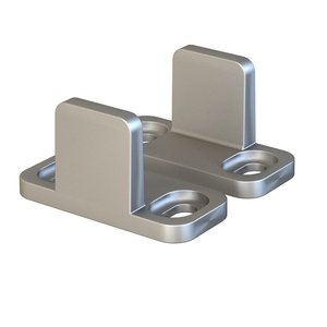<span class=keywords><strong>Guide</strong></span> de <span class=keywords><strong>sol</strong></span> <span class=keywords><strong>pour</strong></span> <span class=keywords><strong>porte</strong></span> <span class=keywords><strong>coulissante</strong></span> de grange, quincaillerie <span class=keywords><strong>en</strong></span> aluminium argenté, lot de 2 - Product Image 1