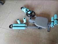 Appareil d'étirement des jambes et des ligaments, Outil d'ouverture des hanches pour le yoga, Dispositif d'étirement en écartement, Appareil pour écartements latéraux, Appareil pour pressions sur les jambes, Protège-pieds