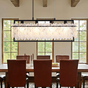 Lámpara de Araña y Colgante Moderna 2026, Lámparas Colgantes de Color Negro, Estilo Rústico, Lámpara Colgante para Sala de Estar - Product Image 6