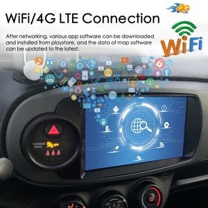 Autoradio multimédia Android 13 avec commande vocale IA pour Toyota Yaris 2012-2017, lecteur vidéo, GPS, CarPlay, unité centrale de navigation - Product Image 6