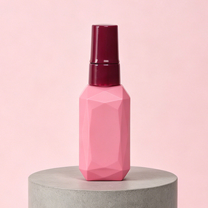 고급 PET 플라스틱 독특한 하트 모양 병 무광 미세 스프레이 50ml 향수 토너 페이스 크림 스킨케어 포장 용기 - Product Image 3
