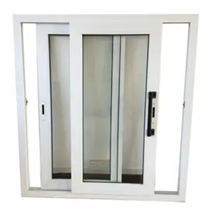 Top quality American style Heat Insulation vinyl sliding PVC windows and doors