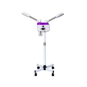 2 en 1 Chaud et froid Deux têtes de pulvérisation Benice Medical Facial Spa Face Steamer Professional Spa