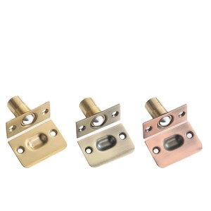 Loquet de porte en acier inoxydable réglable, en cuivre pur, avec ressort caché, anti-bruit, pour porte en bois - Product Image 5