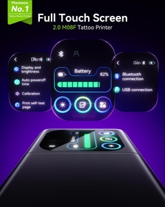 Phomemo M08F Plus Tattoo Stencil Printer with Touchscreen, <strong>Bluetooth</strong> Tattoo Printer Machine with 10pcs Premium Transfer Paper - Product Image 3