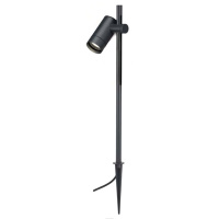 Lampe de jardin à piquet GU10 étanche IP54 en aluminium pour éclairage paysager extérieur 340 °   Lampe de décoration de jardin réglable