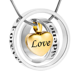 Toujours dans Mon <span class=keywords><strong>Coeur</strong></span>, non Plus par Mon Côté Crémation Commémoratif Urne Collier pour Cendres Pendentif Bijoux pour les femmes-<span class=keywords><strong>amour</strong></span> - Product Image 1