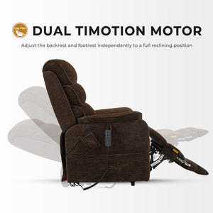 Sillón reclinable de elevación resistente de 500 libras para personas mayores y pesadas, asistencia eléctrica de pie - Product Image 6