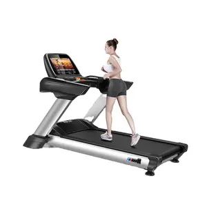 Esteira comercial YPOO 25 km/h equipamentos de ginástica fitness esportes melhor máquina de corrida comercial com aplicativo YPOOFIT gratuito