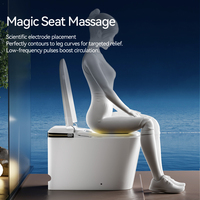 Toilette intelligente U7 monobloc avec écran LED, siège chauffant, bidet à eau chaude, lavage frontal, massage, certifiée WaterMark