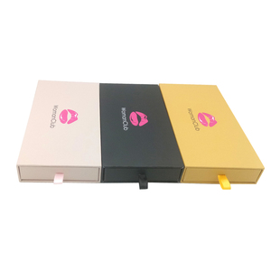 Custom Logo Rigid Paperboard Gift Box Handmade Sliding Drawer <b>Packaging</b> Box for Jewelry Necklace Ring Bracelet - Product Image 6