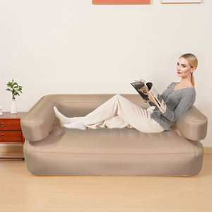 High Quality Foldable Double Automatic <b>Inflatable</b> <b>Sofa</b> Custom Logo Air <b>Sofa</b> For Indoor Activities Modern Design - Product Image 4