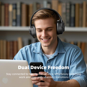 Auriculares inalámbricos Over-Ear con micrófono Auriculares para juegos en línea Vocalismo dinámico para deportes Precio barato - Product Image 6