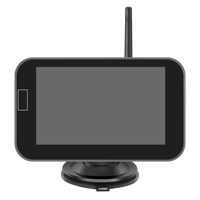 Caméra sans fil solaire 2,4 G à aimant puissant, écran 7 pouces, vision arrière inversée, BSD DVR, étanche IP68 avec vision nocturne