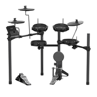 NUX DM100 Professional Electric Drum Set-Metal Construction Double Layer Adjustable Design