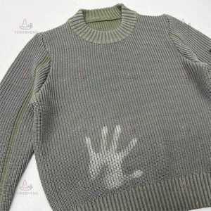 <span class=keywords><strong>Pull</strong></span> à col rond en tricot personnalisé par le fabricant 2026, changement de température, réactif à la chaleur, <span class=keywords><strong>thermo</strong></span>-sensible, changement de couleur, <span class=keywords><strong>pull</strong></span> pour homme - Product Image 2