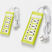 Multiprise industrielle ABS haute puissance à 7 prises avec interrupteurs multiples et connecteur USB-C, exportée de l'usine du Vietnam, du Laos et de la Thaïlande
