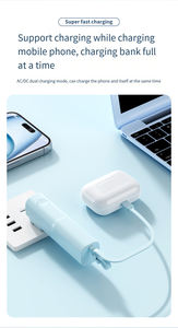 Chargeur de téléphone portable de <span class=keywords><strong>batterie</strong></span> auxiliaire de <span class=keywords><strong>batterie</strong></span> externe rapide de 20W avec prise de courant alternatif <span class=keywords><strong>pour</strong></span> Samsung <span class=keywords><strong>pour</strong></span> Huawei <span class=keywords><strong>iPhone</strong></span> - Product Image 4