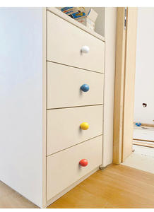 Modern Colored Ceramic Cabinet <b>Handles</b> Single Hole Cylindrical Drawer Pulls for Kitchen Wardrobe <b>Furniture</b> <b>Knobs</b> and Pulls - Product Image 3