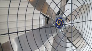 Ventilateur d'évacuation électrique Bonawind 48 pouces à vitesse variable 380V à flux axial pour usage industriel, commercial et en atelier, construction robuste - Product Image 2