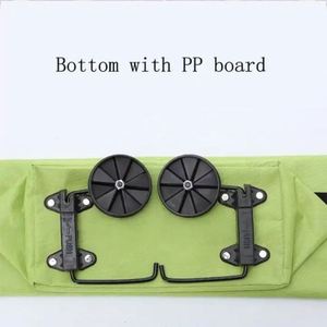 Carritos Ligeros Reutilizables para Compras, Plegables, Carrito de Supermercado con Ruedas, Bolsa de Compras Plegable con Ruedas - Product Image 3