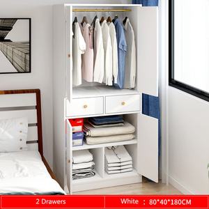 Muebles de Dormitorio de Estilo Moderno, Armario Organizador de Madera con 1 Puerta y Cajones, Apto para Bebés - Product Image 6