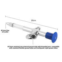 Pistolet à graisse en alliage d'aluminium pour VTT, injecteur de lubrifiant pour roulements, outil d'entretien de vélo pour moyeu et boîtier de pédalier