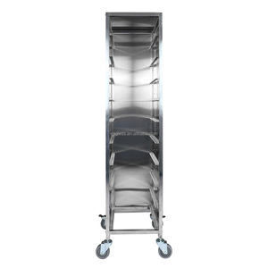 Commerciële Roestvrijstalen 1/1 Gn Pan Plank Plank <span class=keywords><strong>Trolley</strong></span> Bakken Brood Cake <span class=keywords><strong>Trolley</strong></span> Kar - Product Image 5