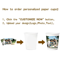 Gobelets à café en papier biodégradable blanc et brun à double paroi, de qualité alimentaire, imperméables, avec couvercles, gobelets à emporter compostables