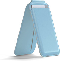 Dompet Kartu Magnetik Tipis, Tempat Kartu Magnetik untuk iPhone 16 15 14 13 12, Dompet Ponsel Lipat Berbahan Kulit PU