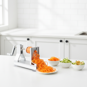 เครื่องหั่นผักแบบมือหมุน เครื่องหั่นและซอยผักเชิงพาณิชย์ เครื่องหั่นแครอท เครื่องหั่นมันฝรั่ง เครื่องหั่นสำหรับร้านอาหาร - Product Image 3