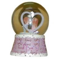 Globes d'eau personnalisés, 65 mm de diamètre, pour Couple, pièces cadeaux, souvenir de mariage - Product Image 2