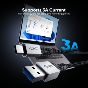 <span class=keywords><strong>VIDVIE</strong></span> 10Gbps Transmisión de alta velocidad 3A 1M Usb <span class=keywords><strong>Cargador</strong></span> móvil <span class=keywords><strong>Tipo</strong></span> <span class=keywords><strong>C</strong></span> Cable Chargeur Teléfono - Product Image 5