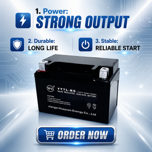 Batterie de démarrage au plomb-acide GEL pour moto <span class=keywords><strong>YTX7</strong></span> Factory 12V 7AH à faible autodécharge - Product Image 1