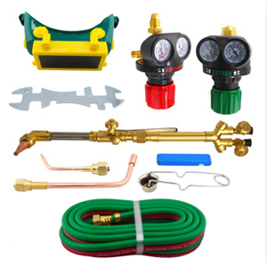 Kit de Soldadura y Corte WQ 01 con Manómetro de Oxígeno y Acetileno, Válvula Reductora de Presión para Uso Industrial - Product Image 1