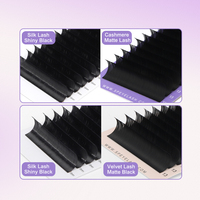 SP EYELASH Doux Cachemire CC C D Curl Lash Extensions Cachemire Velours Mat Facile Ventilateur Volume Lash Extension Fournitures