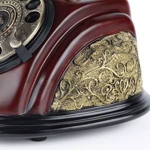 <span class=keywords><strong>Téléphone</strong></span> <span class=keywords><strong>fixe</strong></span> rétro classique filaire <span class=keywords><strong>téléphone</strong></span> de bureau <span class=keywords><strong>Vintage</strong></span> Old Fashioned Dial Button Phone avec fonction de recomposition pour le bureau à domicile - Product Image 5