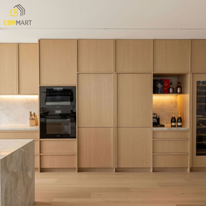 Mobili da <span class=keywords><strong>Cucina</strong></span> Moderni Personalizzati CBMmart con Finitura in Rovere Chiaro e Marmo - Product Image 1