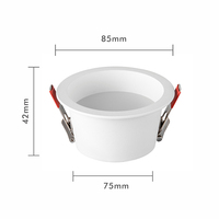 Emballage d'origine d'usine, couvercle blanc, Wwww Xxxx Com, downlight LED COB, spot lumineux MR16 GU5.3 6W, angle de faisceau large