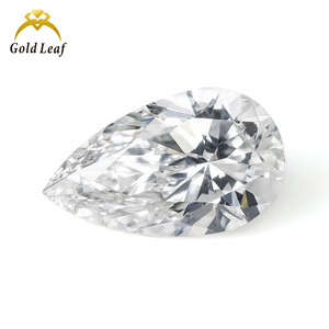 Diamanti Sciolti a Goccia in Oro Cinese, Purezza VVS, Certificato IGI, 5 carati, HPHT/CVD, Grandi Diamanti da Laboratorio all'Ingrosso per Gioielleria - Product Image 2