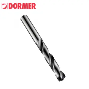 DORMER R453 High-performance FORCE X drill with DIN 6535HA NC parallel shank TiAlN coating through coolant holes