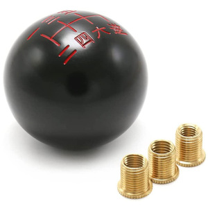 Chinese Character Gear <b>Shift</b> <b>Knob</b> Black Aluminum Alloy Manual Transmission Rustproof Sixth Gear Reverse - Product Image 1