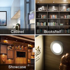 Pack <span class=keywords><strong>de</strong></span> 6 <span class=keywords><strong>de</strong></span> rondelles LED 12V d'usine avec <span class=keywords><strong>lampe</strong></span> <span class=keywords><strong>de</strong></span> placard <span class=keywords><strong>de</strong></span> meubles <span class=keywords><strong>de</strong></span> <span class=keywords><strong>cuisine</strong></span> télécommandée LED <span class=keywords><strong>sous</strong></span> l'éclairage d'armoire - Product Image 6