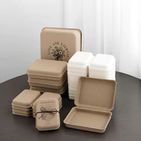 Unbleached Natural Brown Eco-Friendly Recyclable Virgin Mechanical Pulp Dry Press Molded AYY Brand Biodegradable Soap Pulp Box