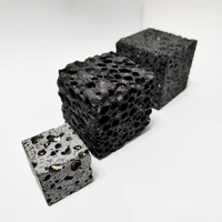 Boîte cadeau personnalisée en pierre volcanique faite à la main, gravure de logo, diffuseur d'arômes Feng Shui, cadeaux bien-être, forme naturelle