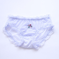 String sexy et respirant en spandex pour femmes, lingerie en soie rouge transparente, dentelle, sous-vêtements tricotés mignons, décoration brodée