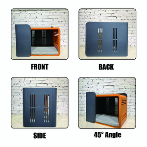 Perrera para mascotas con patrón de animales sólidos para interiores/exteriores, jaula de ventilación de aire única, casa para gatos, plástico, animales pequeños y medianos, uso en la vida - Product Image 4