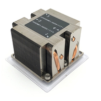 CoolServer 3647 4 caloducs en cuivre pur CPU serveur de refroidissement ventilateur de contrôle de température de soufflage latéral 2U radiateur PC de refroidissement efficace