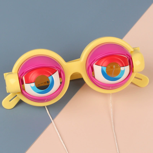 Lunettes amusantes pour enfants Crazy Eyes, jouet fantaisie, accessoire humoristique créatif, cadeau - Product Image 2
